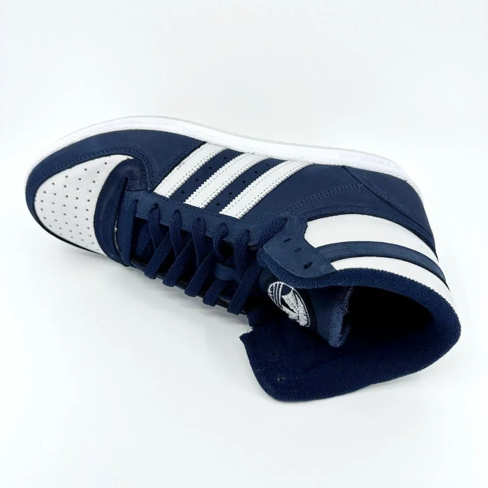 Adidas Originals Top Ten Collegiate Navy Grey Mens Sneakers FZ6023 - Picture 4 of 6